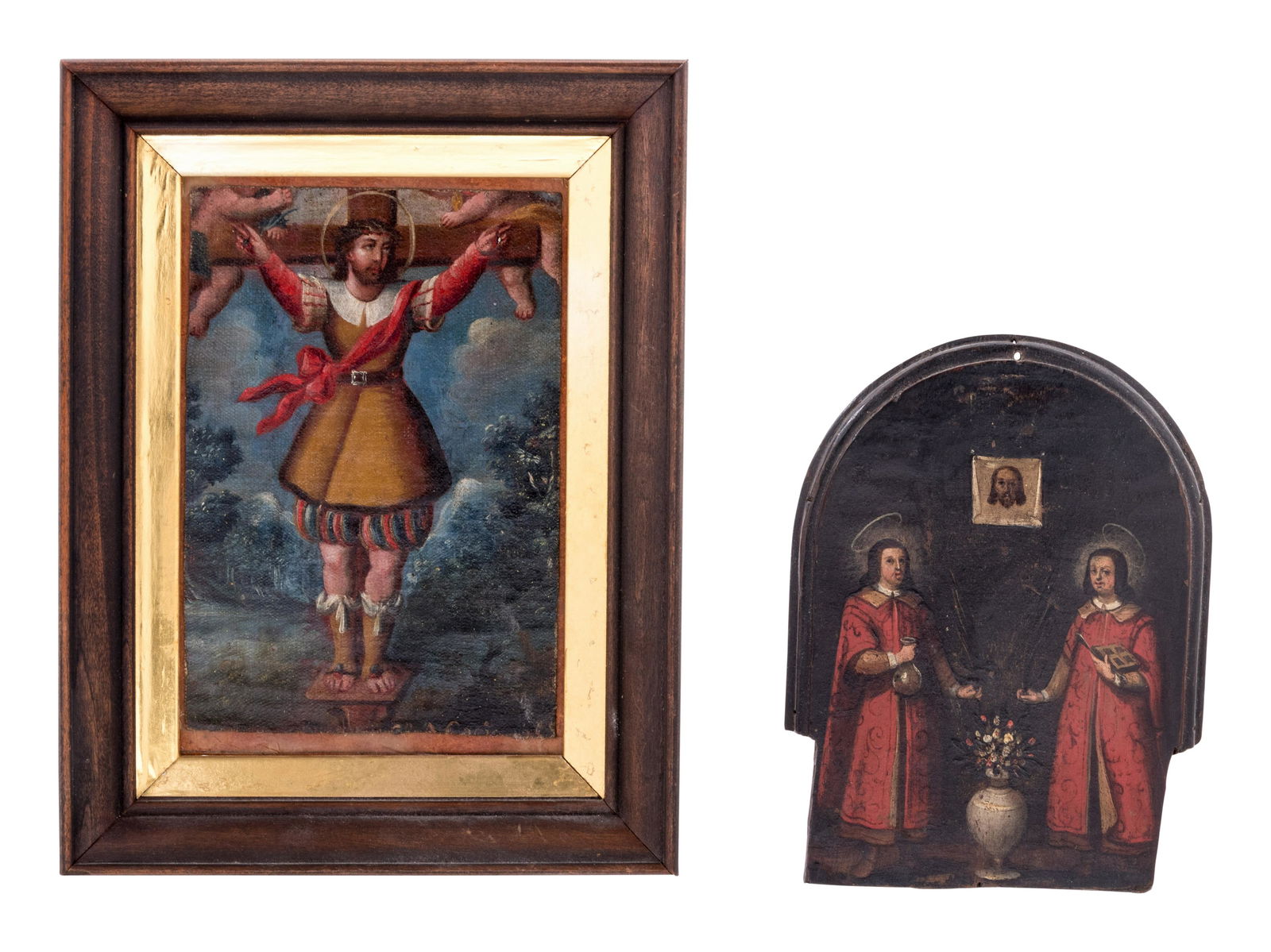 Two Continental Religious Paintings (1 of 3)
