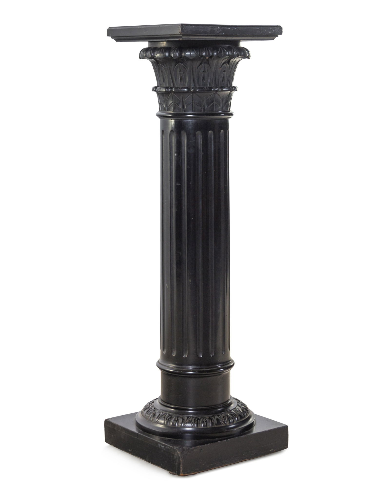 An Italian Ebonized Columnar Pedestal (1 of 1)