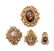 Four Continental Painted Porcelain Plaques