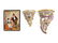 Two Berlin (K.P.M.) Painted and Parcel Gilt Porcelain