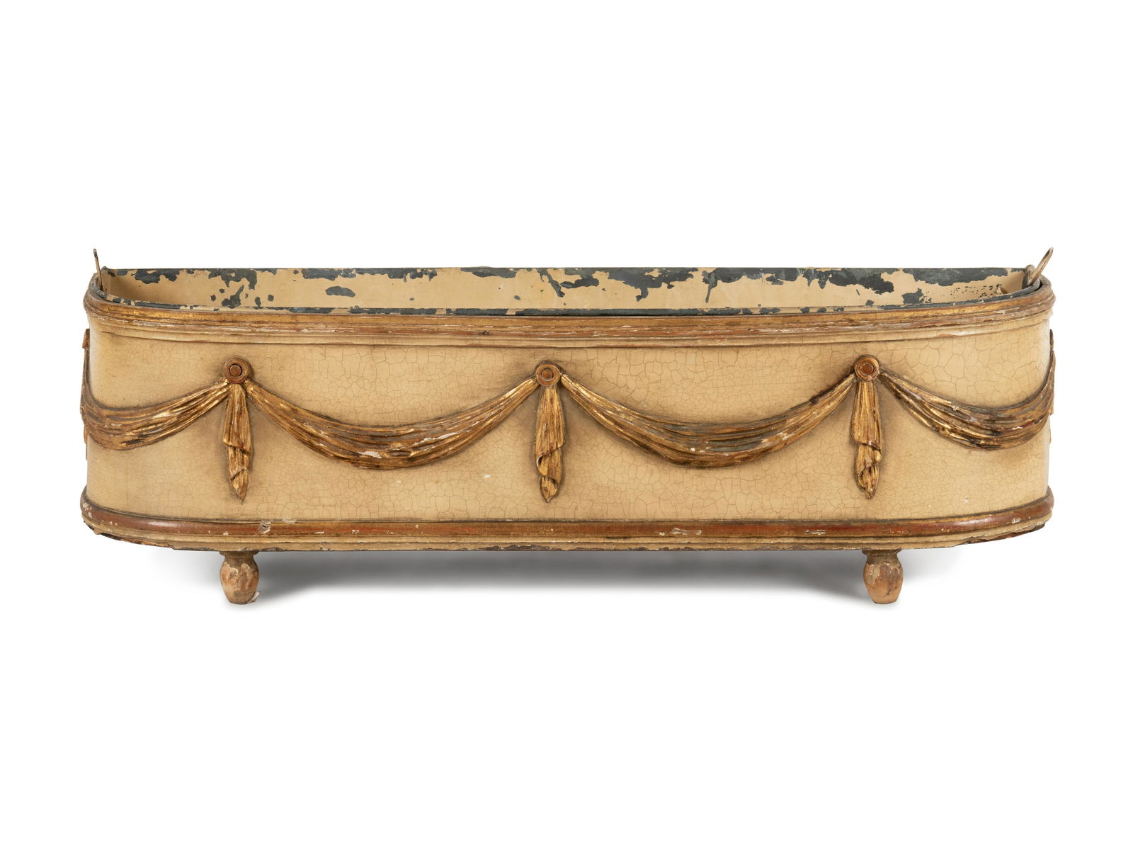 A George III Style Cream-Painted and Parcel Gilt (1 of 2)