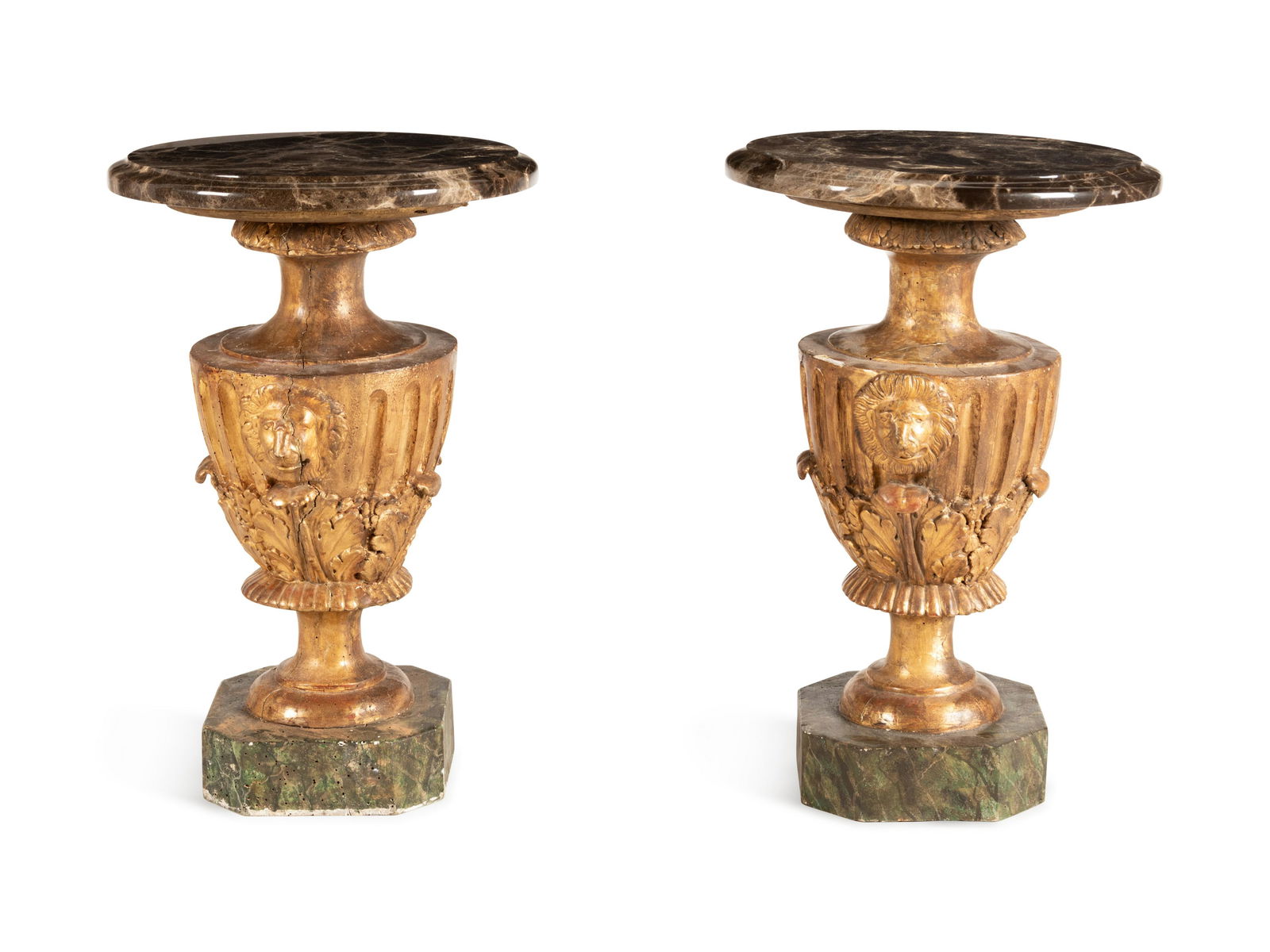 A Pair of George III Style Carved Giltwood and (1 of 1)