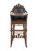 A Rococo Revival Carved Wood High Chair with a Fitted - 2
