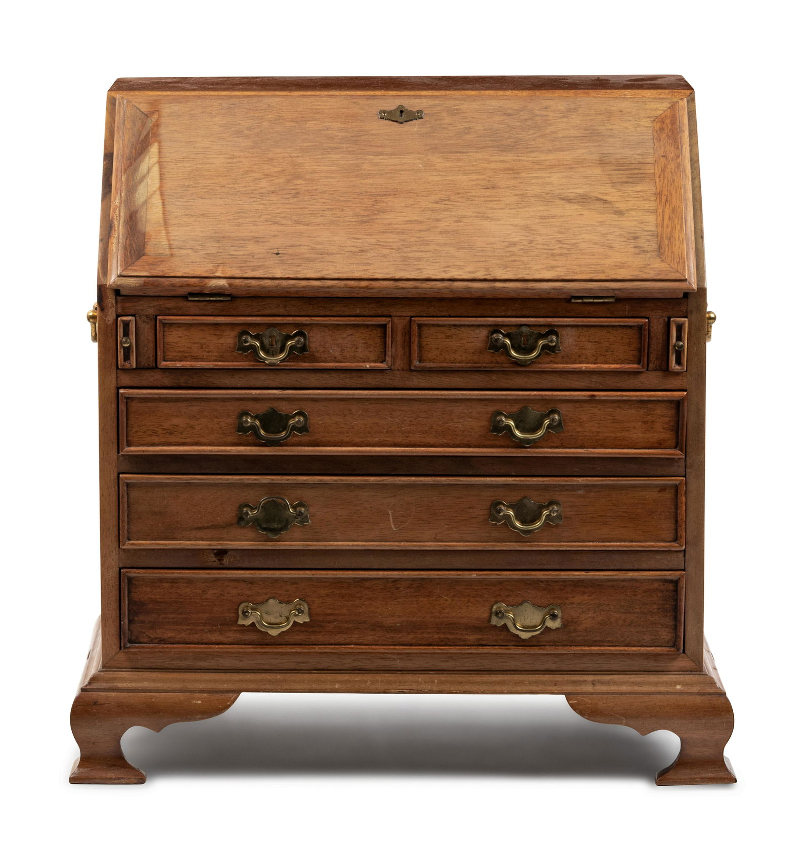 A Chippendale Style Diminutive Slant-Front Bureau (1 of 4)