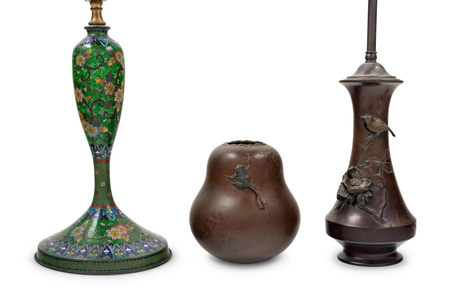 Two Japanese Bronze Vases (1 of 2)