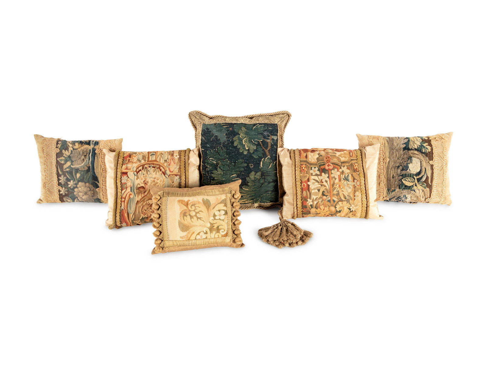 Six Tapestry Upholstered Pillows (1 of 2)