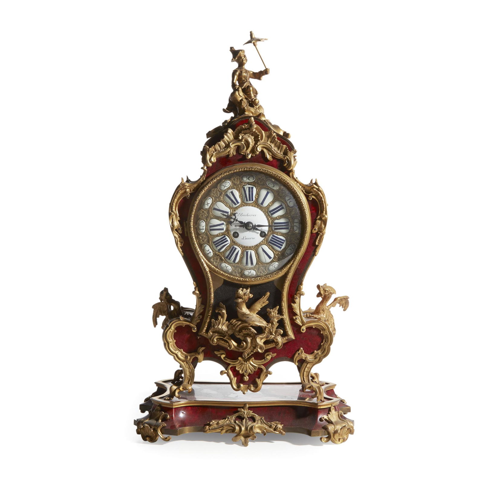 A Louis XV style gilt-bronze mounted faux-tortoiseshell (1 of 1)