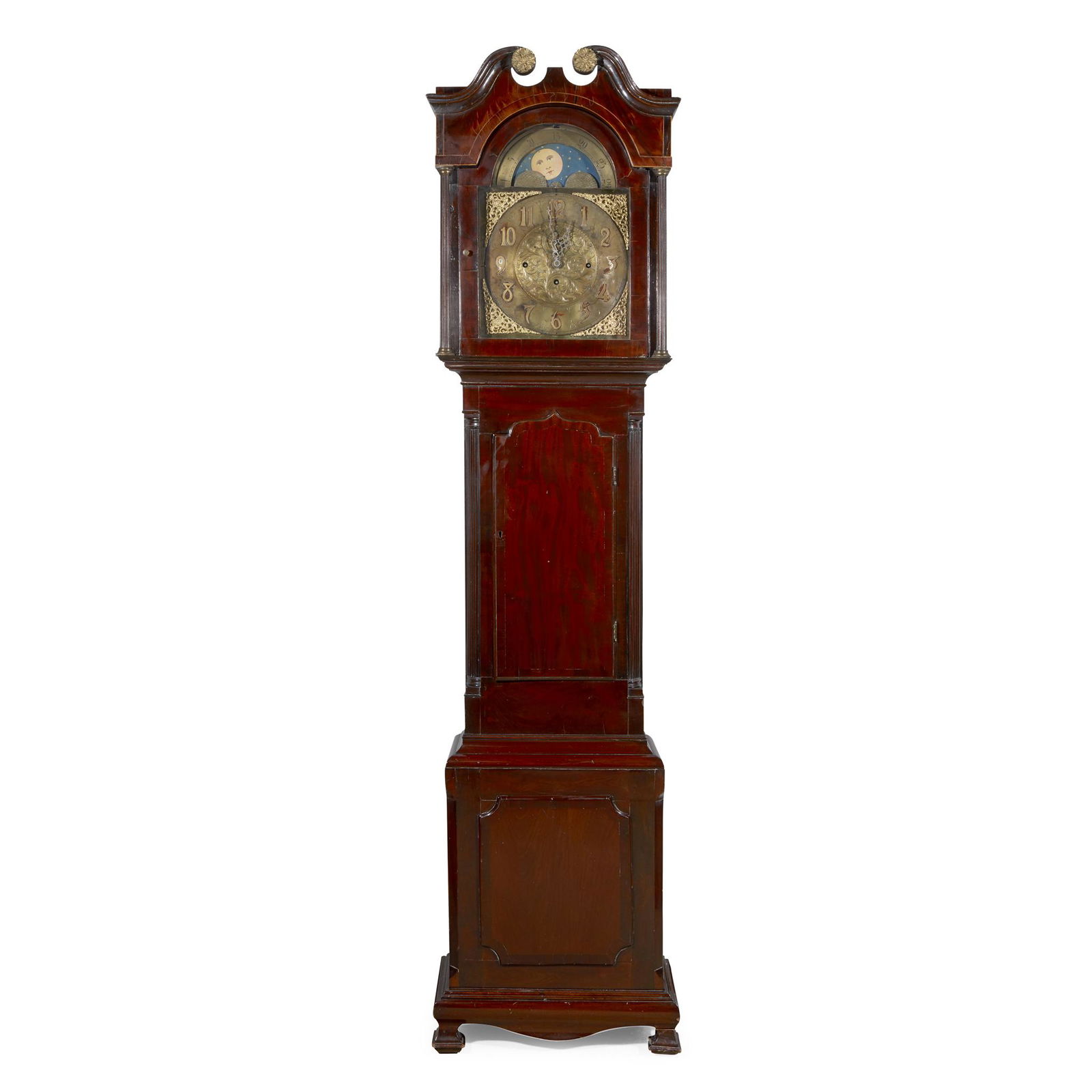 A George III mahogany tall case clock, Late 18th/early (1 of 1)