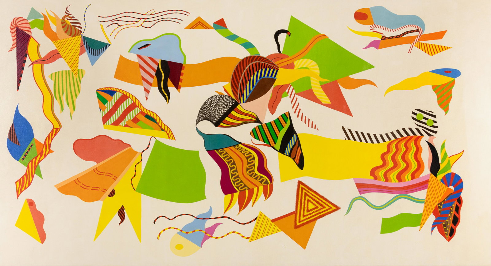 Jose Garcia (20th century) Spring, 1972: Jose Garcia (20th century) Spring, 1972 oil on canvas signed Jose Garcia, titled and dated (verso) 72 x 132 inches. For condition inquiries please contact Nathan Brady at nathanbrady@hindmanauctions.c