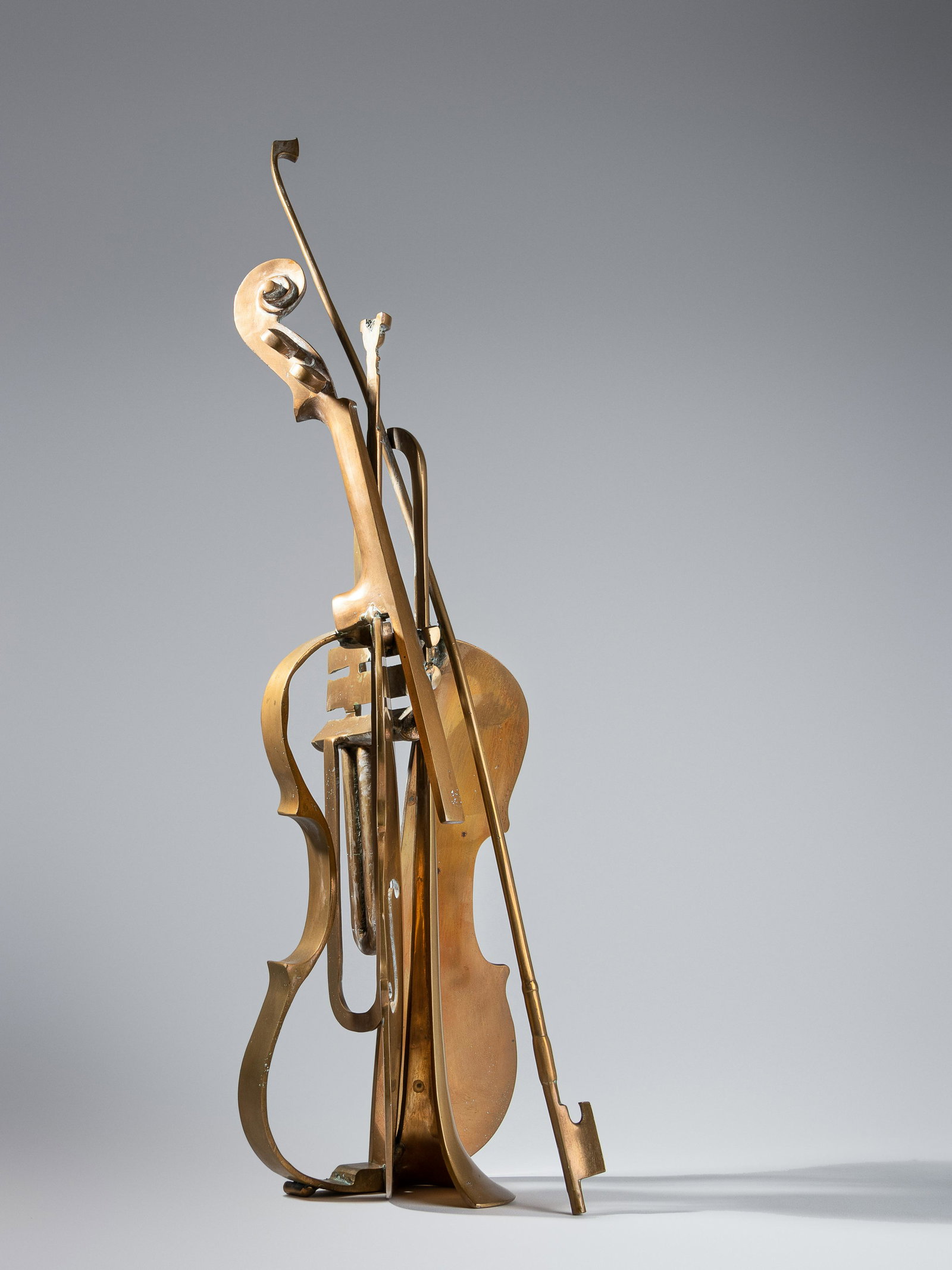Arman (French, 1928-2005) Telemann, 1992: Arman (French, 1928-2005) Telemann, 1992 cast bronze inscribed Arman and numbered 4/30 Height: 27 1/4 inches. Property from a Miami Beach Collection For condition inquiries please contact Nathan Brady