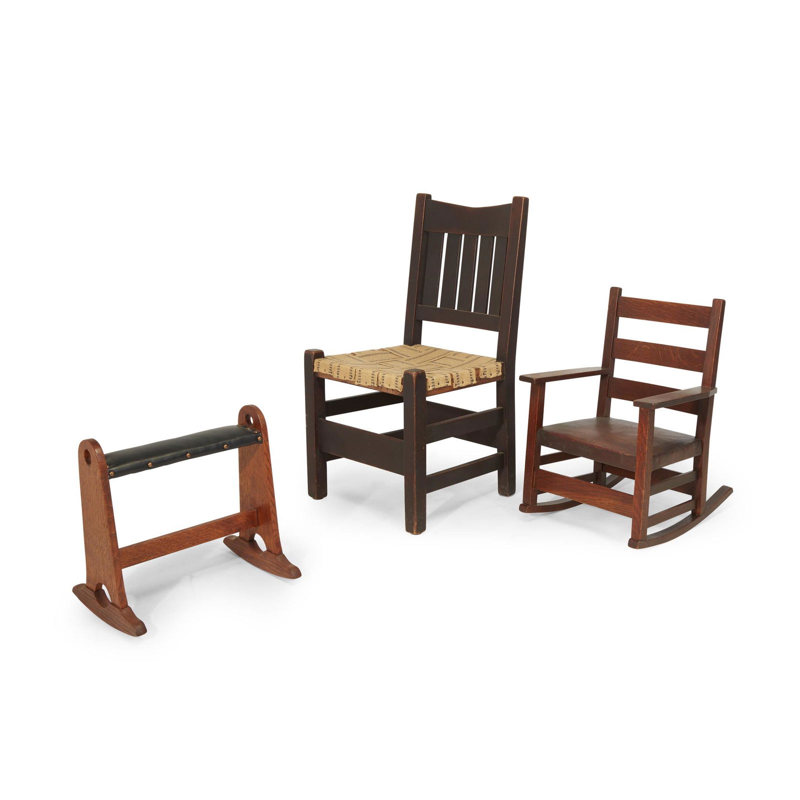 Three Arts & Crafts furniture items, Side chair, Model (1 of 1)