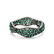 GREEN BERYL AND DIAMOND BANGLE BRACELET - 2