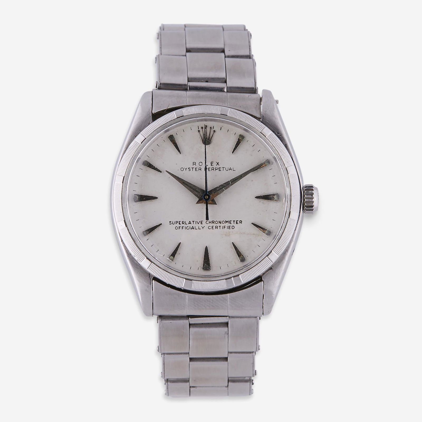 A stainless steel automatic bracelet wristwatch, Rolex, (1 of 1)