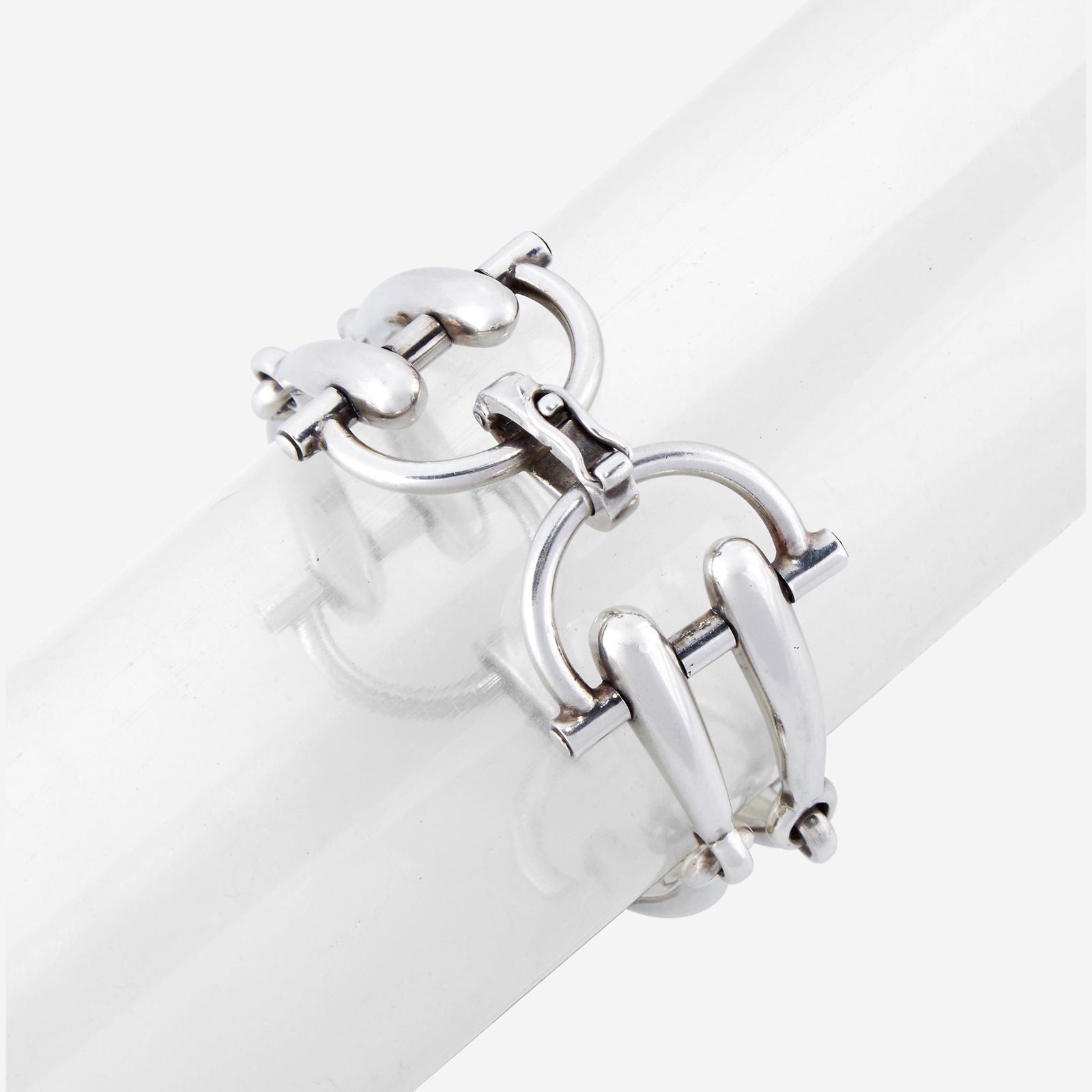 A sterling silver bracelet, Gucci, Horsebit (1 of 2)