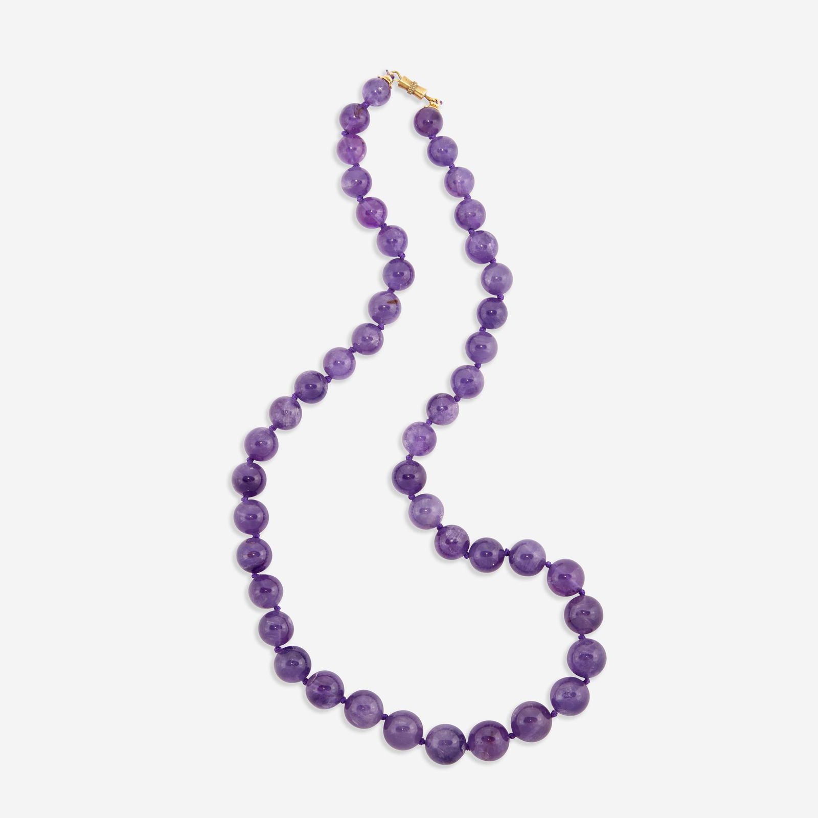 An amethyst bead necklace, retailed by H. Stern, (1 of 1)