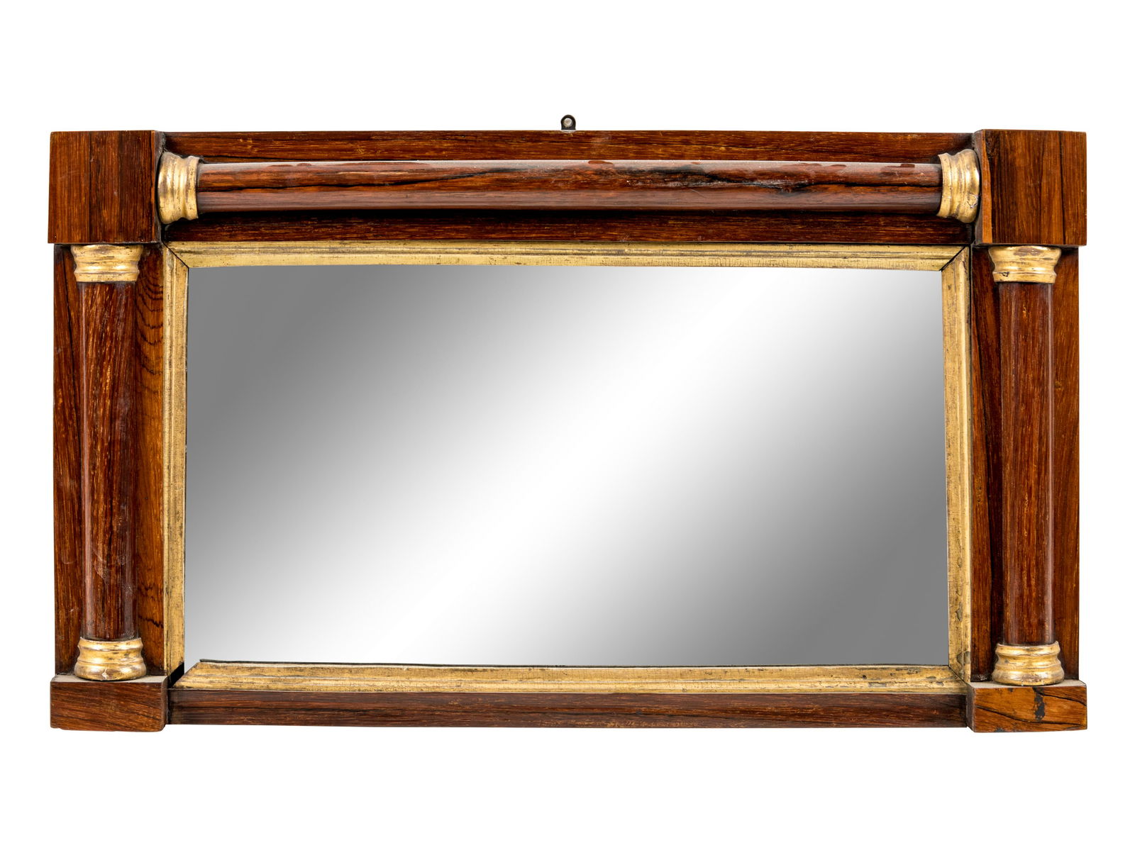 An Empire Style Parcel Gilt Mahogany Mirror (1 of 1)