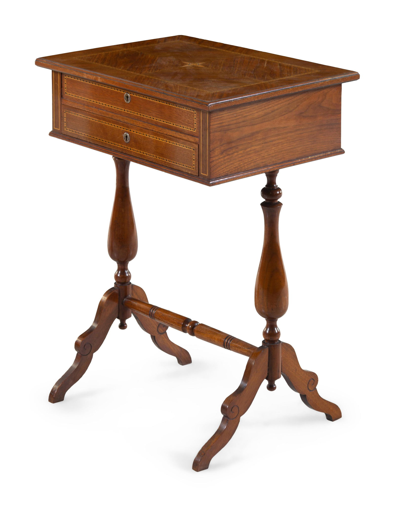 A Continental Inlaid Work Table (1 of 2)