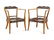A Pair of Continental Fruitwood Armchair Frames