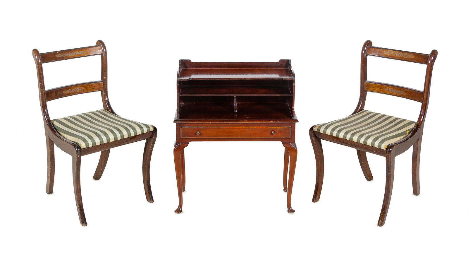 A Pair of Regency Style Side Chairs and a Georgian (1 of 1)
