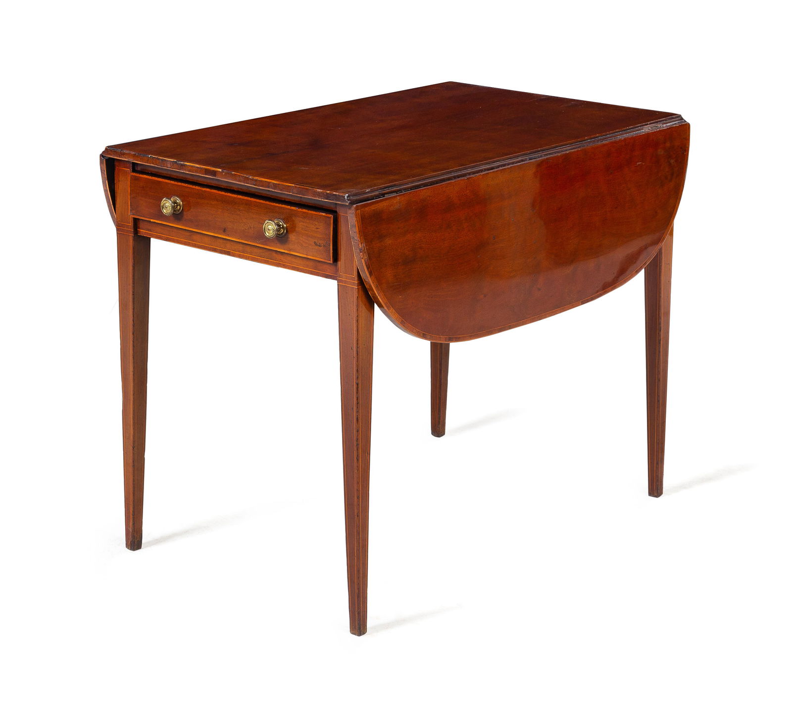 An English Mahogany Drop-Leaf Table (1 of 2)