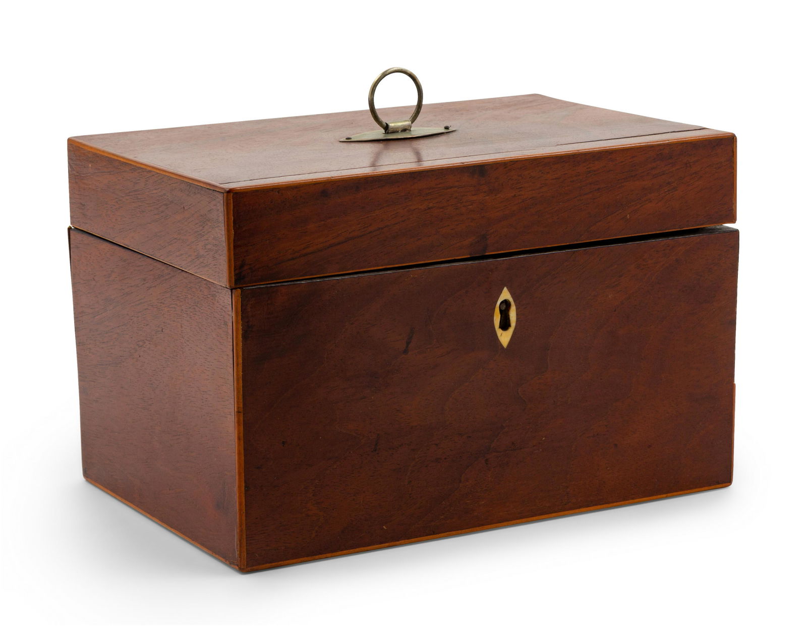 A Regency Mahogany Tea Caddy (1 of 3)
