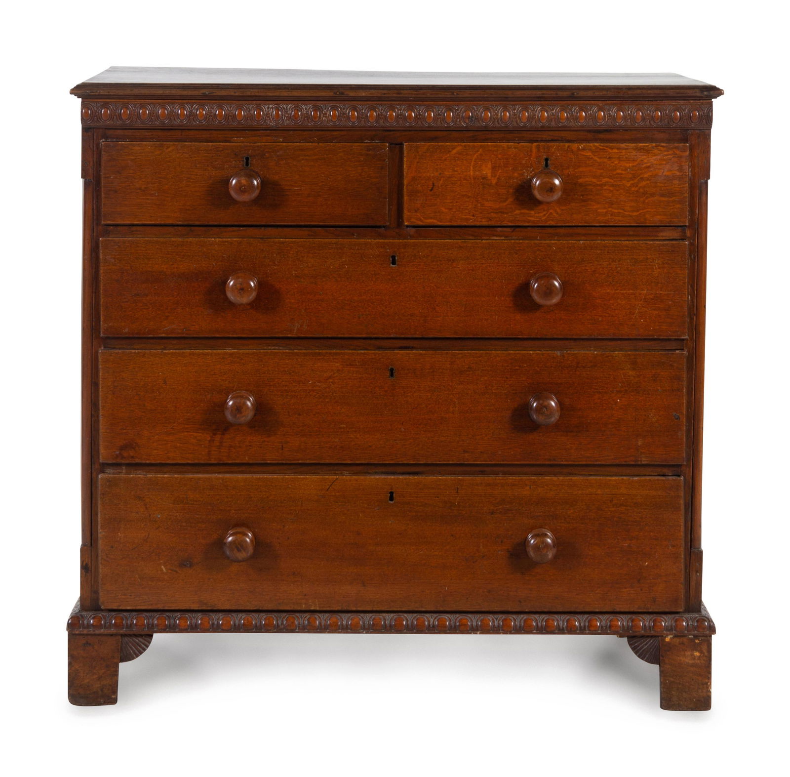 An American Oak Chest of Drawers (1 of 2)
