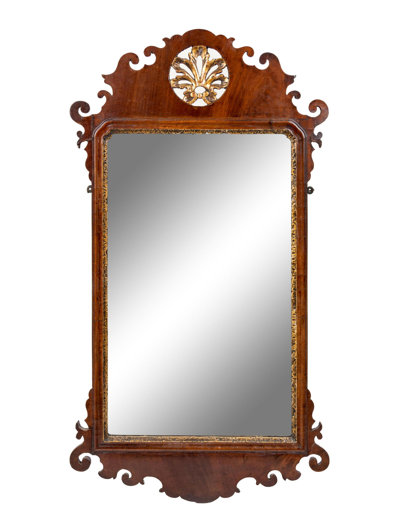 A Chippendale Style Carved and Parcel Gilt Mahogany (1 of 1)