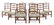 A Set of Eight Chippendale Style Mahogany Dining Chairs