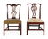 Two Chippendale Style Mahogany Side Chairs