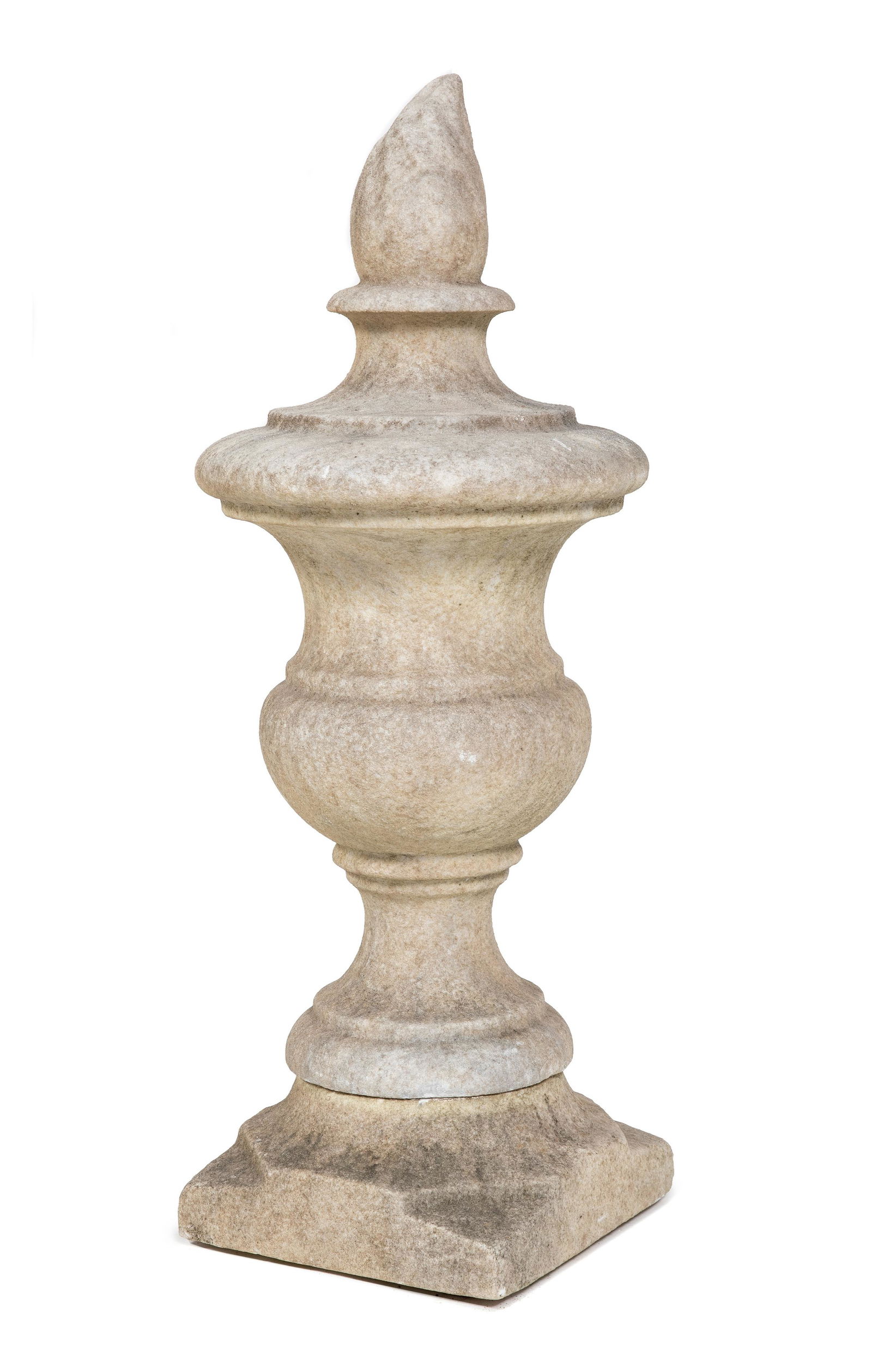 A Carved Stone Flaming Urn Finial (1 of 1)