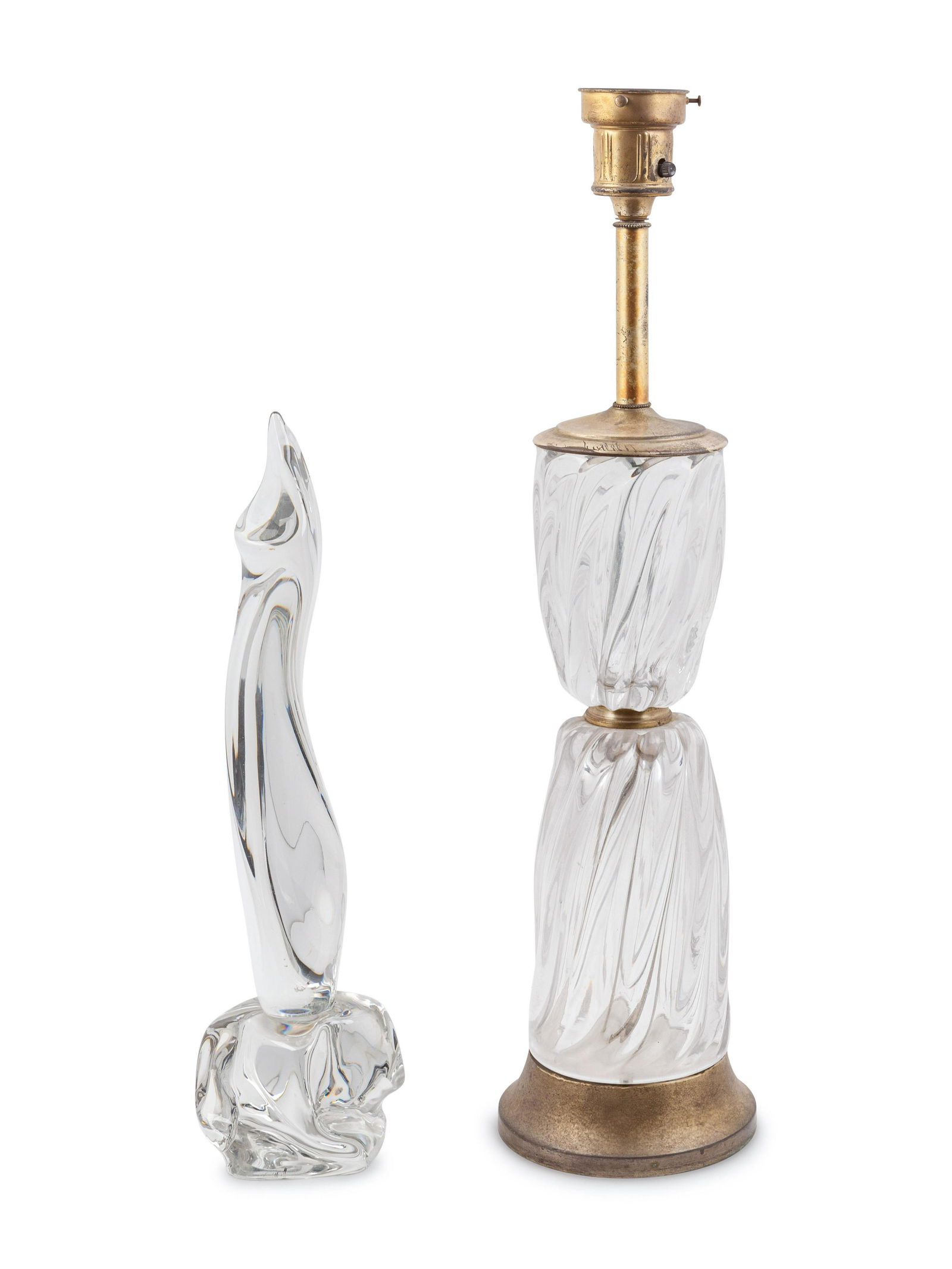 A Modernist Glass Sculpture (1 of 3)