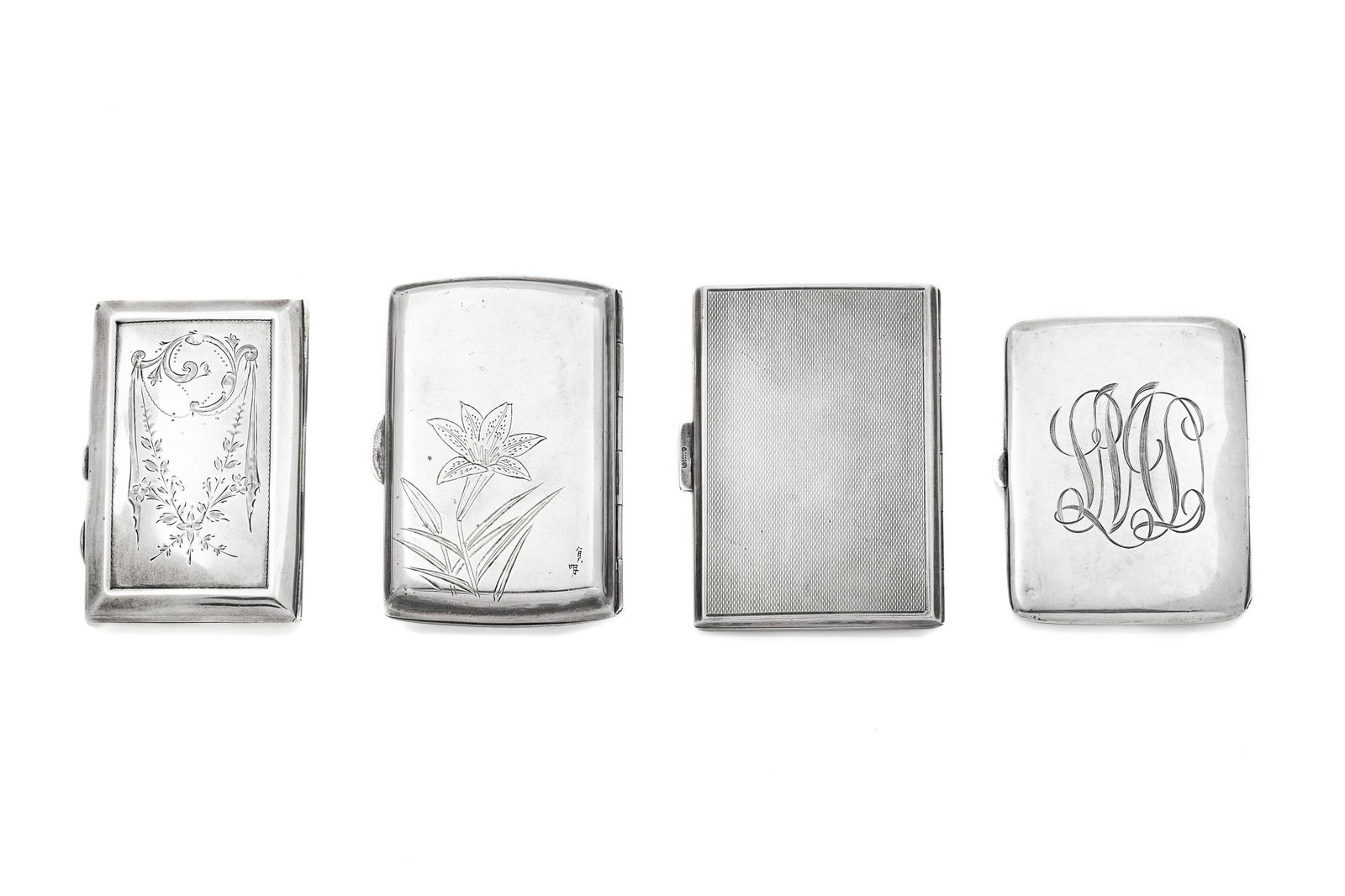 Two English Silver Card Cases, an American Silver Card (1 of 2)