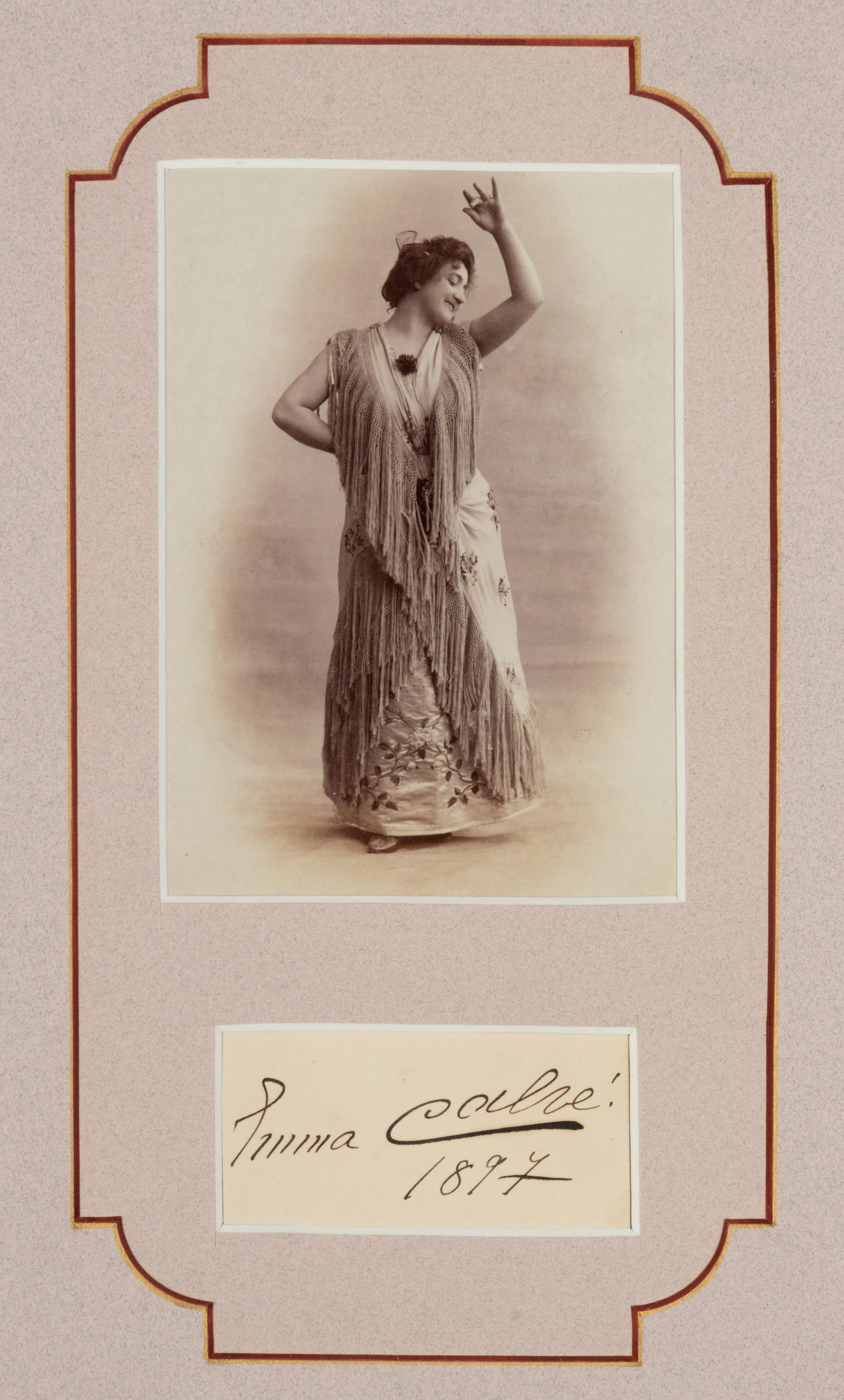 [19TH AND 20TH-CENTURY OPERA SINGERS]. A group of 8: [19TH AND 20TH-CENTURY OPERA SINGERS]. A group of 8 photographs, cabinet photographs, or photographic postcards of opera singers from the 1890s-1900s, most signed, comprising images of: Lucrezia Bori 