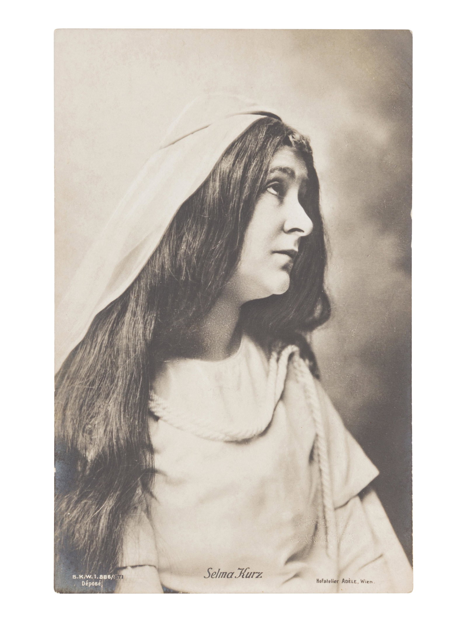 [19TH AND 20TH-CENTURY OPERA SINGERS]. A group of 6: [19TH AND 20TH-CENTURY OPERA SINGERS]. A group of 6 photographs, cabinet photographs, cartes de visite, or photographic postcards of opera singers from the 1890s-1900s, most signed, comprising images 