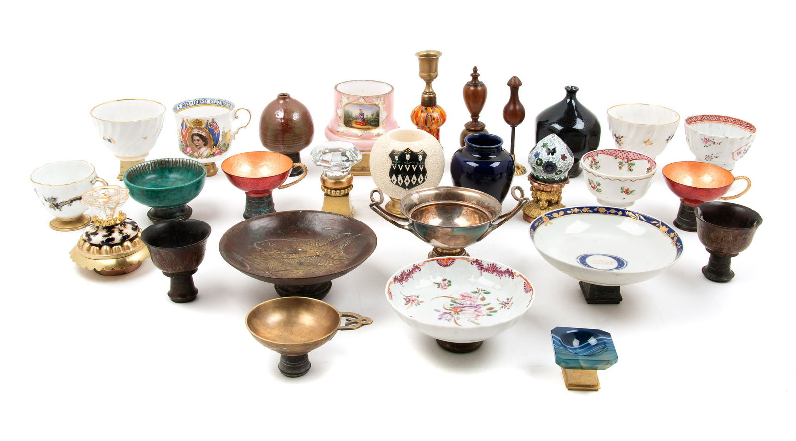 A Collection of Gilt or Patinated Bronze Mounted Table (1 of 1)