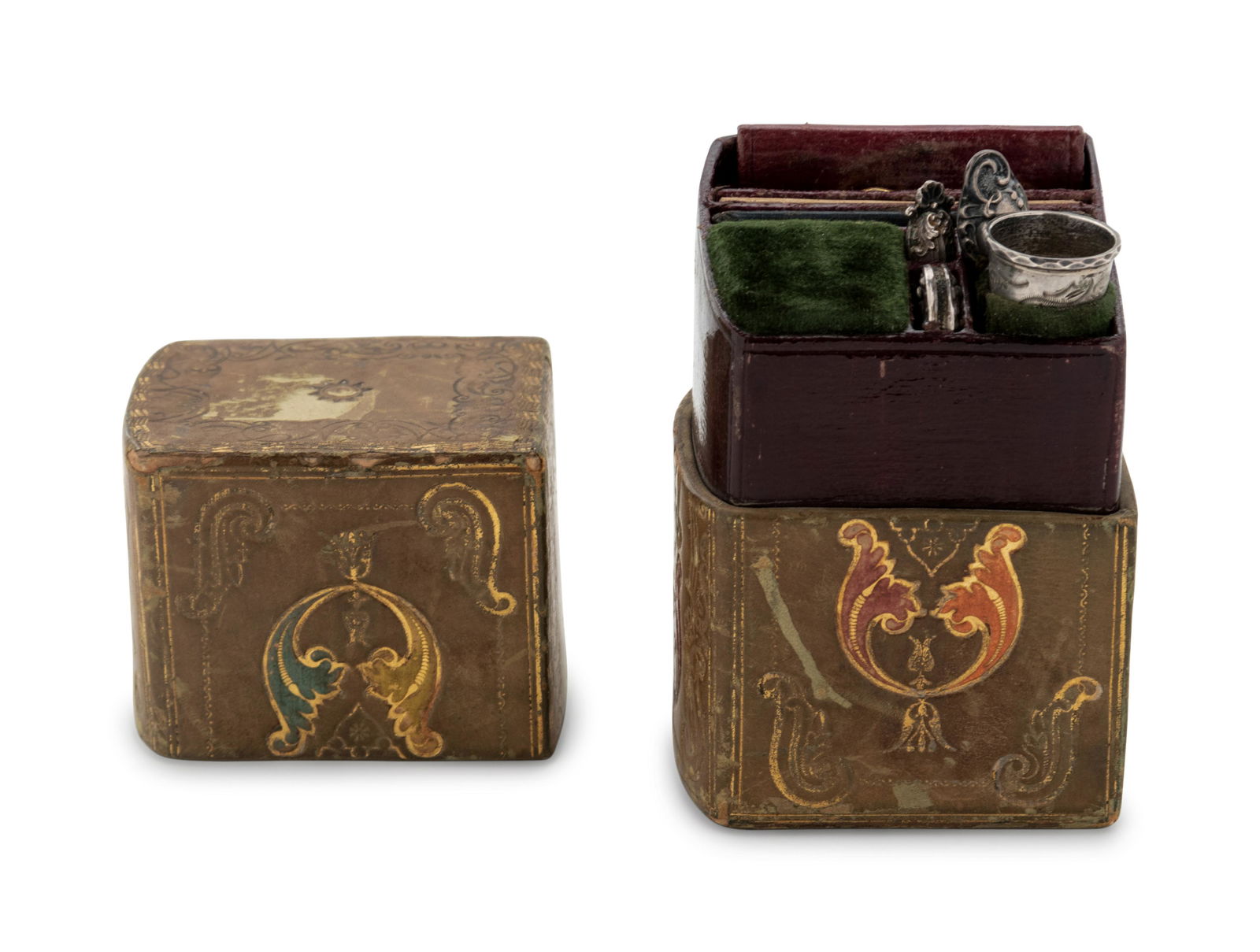 A Victorian Tooled Leather-Cased "Lady's Companion" (1 of 4)