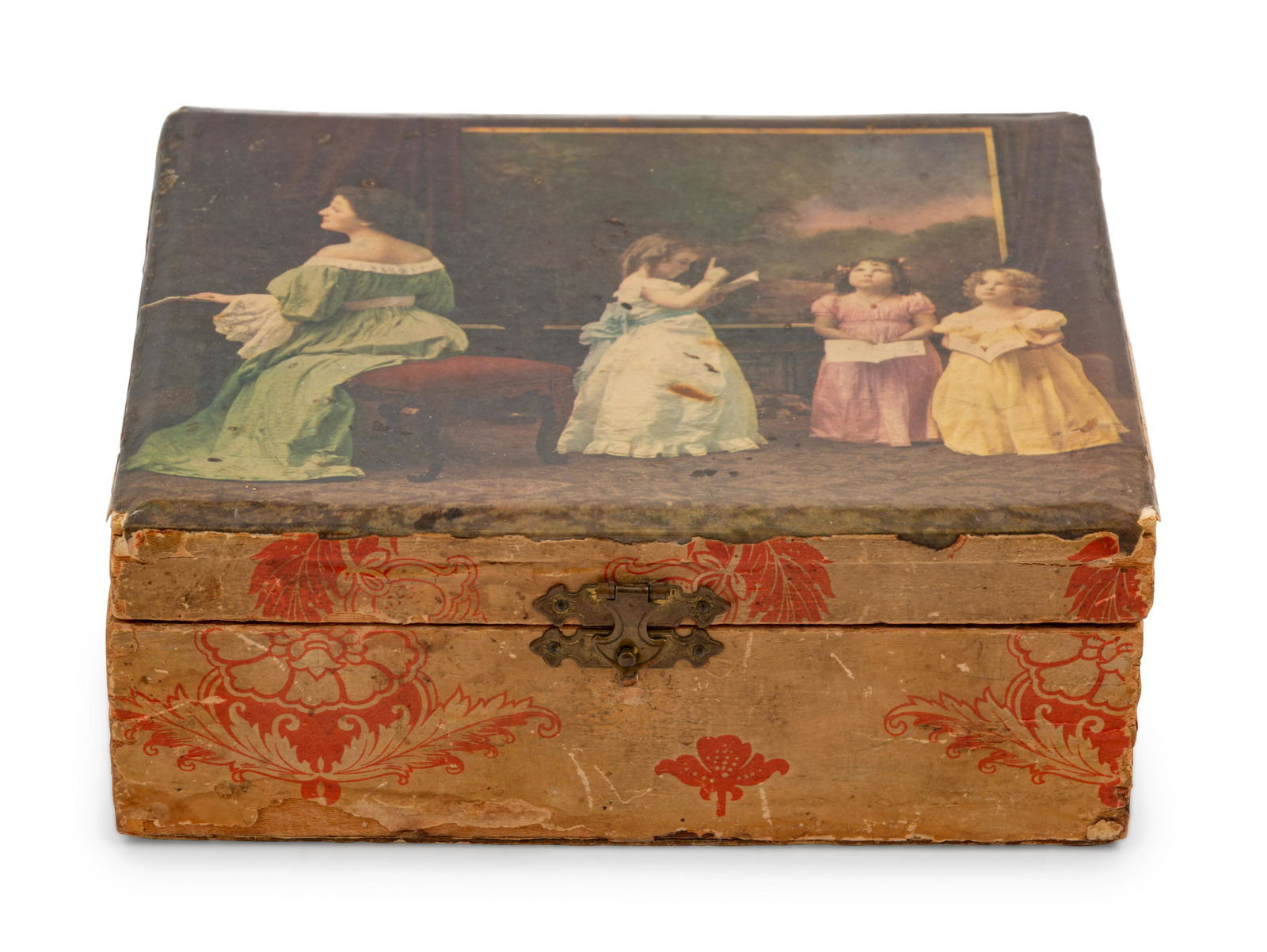 Five Needlework Boxes and a Spool Caddy with Pin (1 of 8)