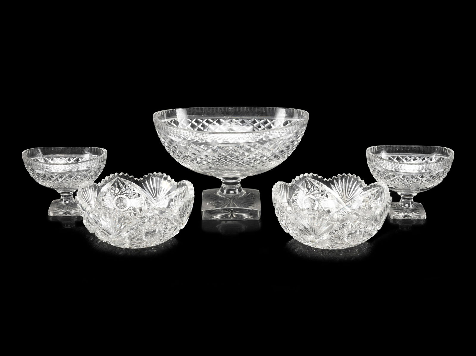 Five Cut-Glass Table Articles (1 of 1)