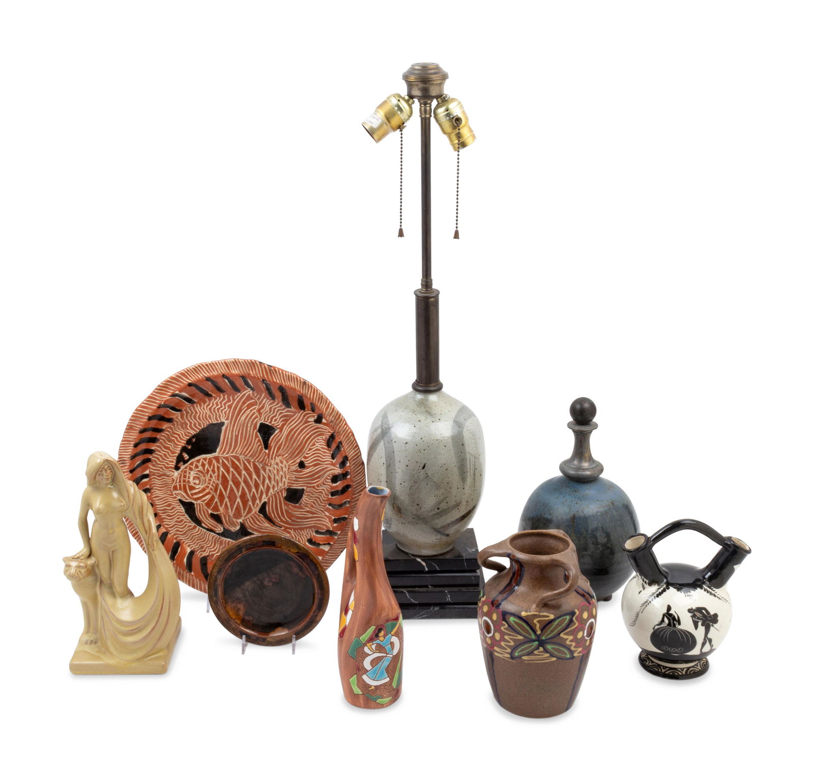 Eight Studio and Modernist Ceramics (1 of 1)