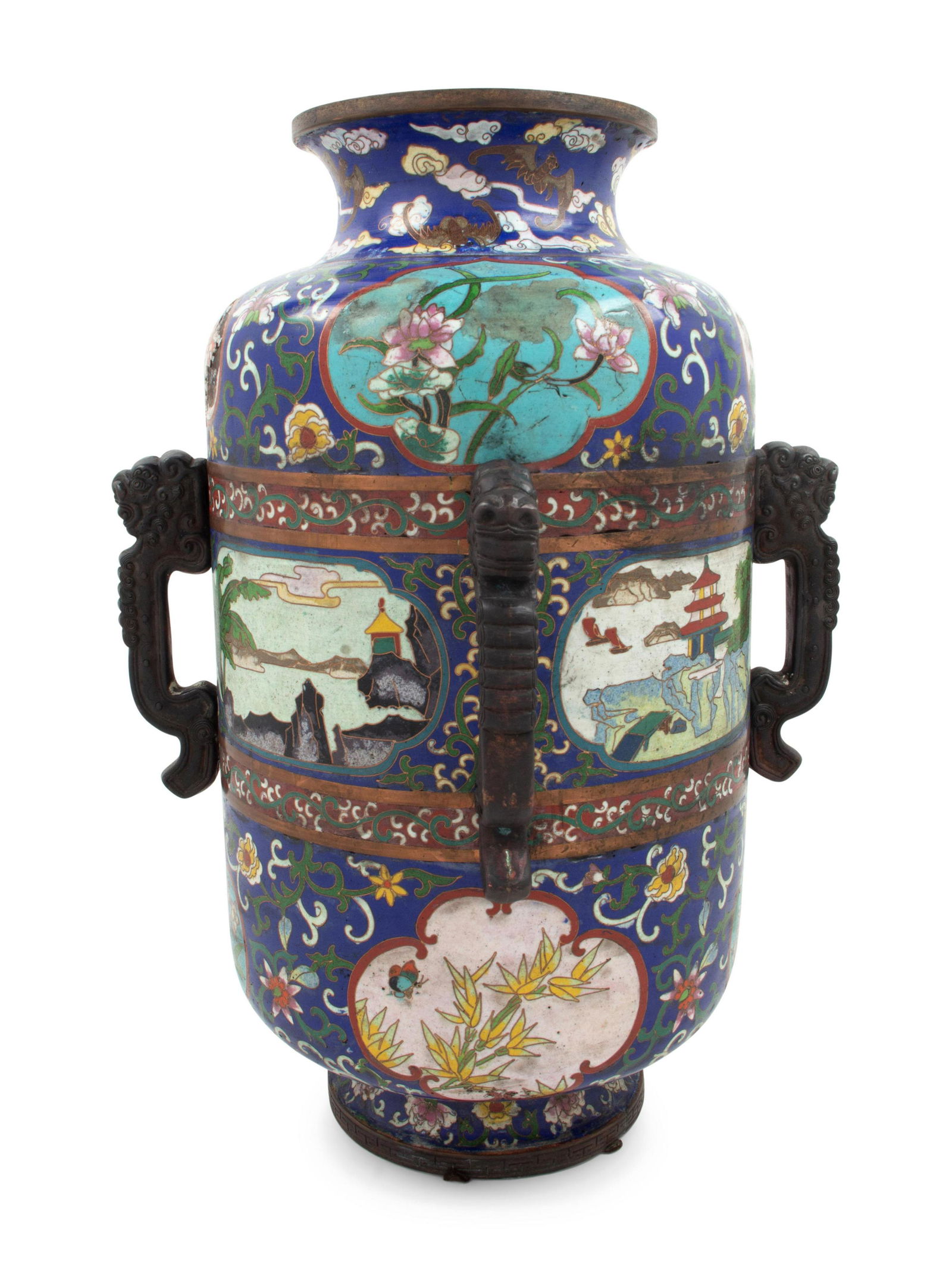 A Chinese Archaic-Style Cloisonne Vase (1 of 2)