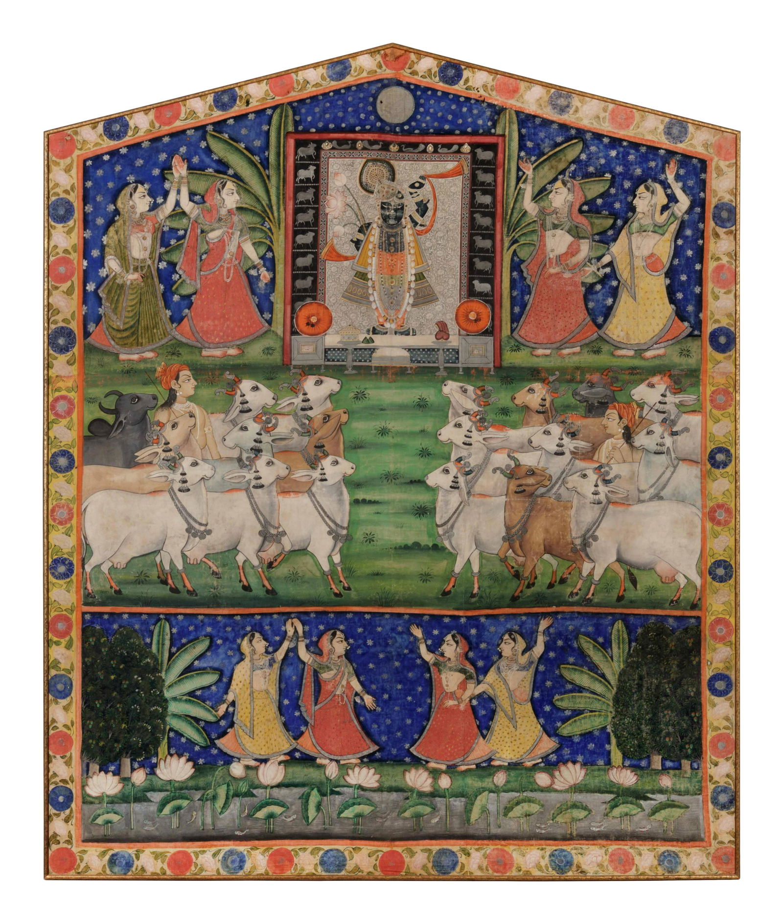 A Southeast Asian Silk Thangka  (1 of 2)