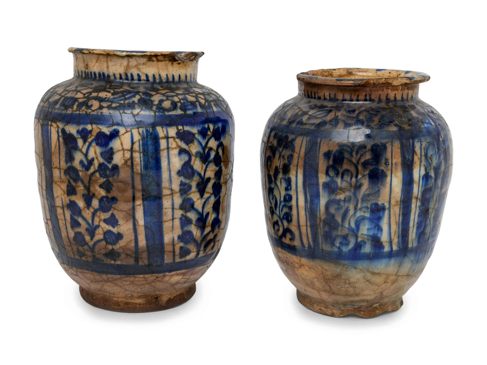 Two Persian Pottery Vases (1 of 1)