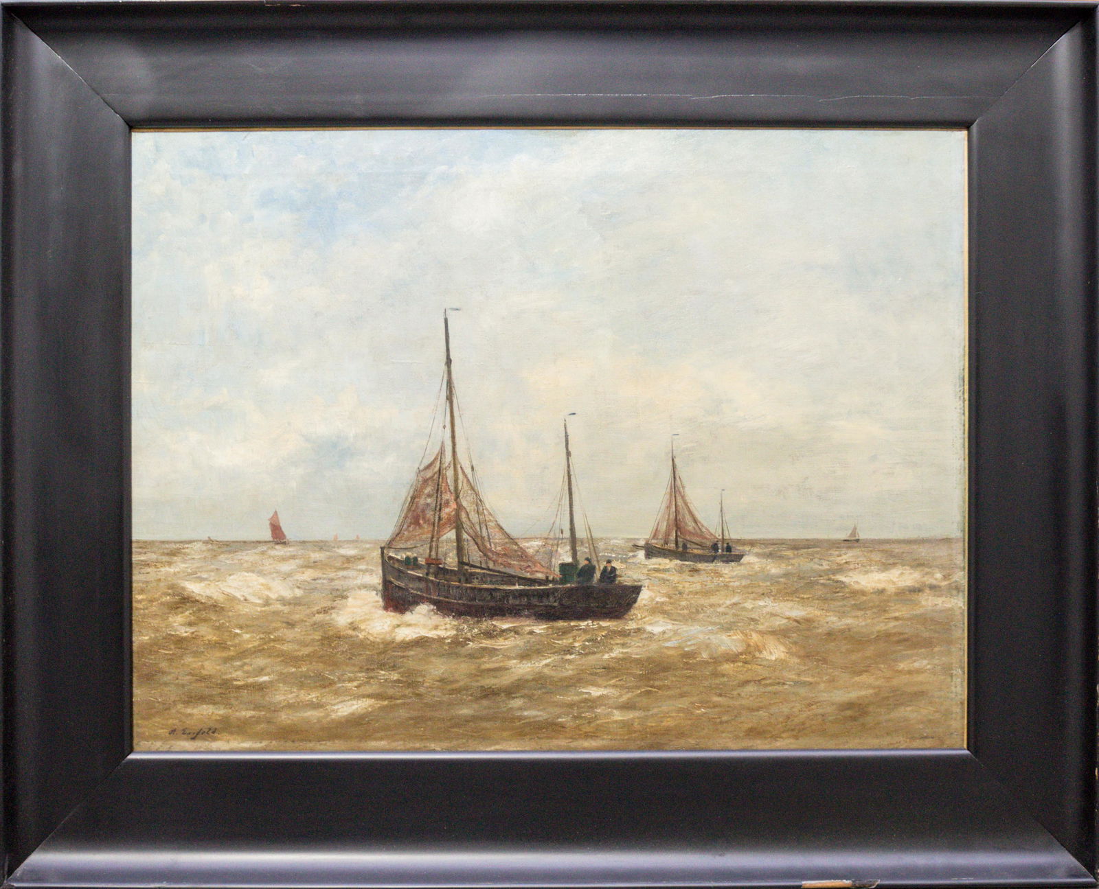 Artist Unknown, 20th Century  Ship Scene (1 of 1)