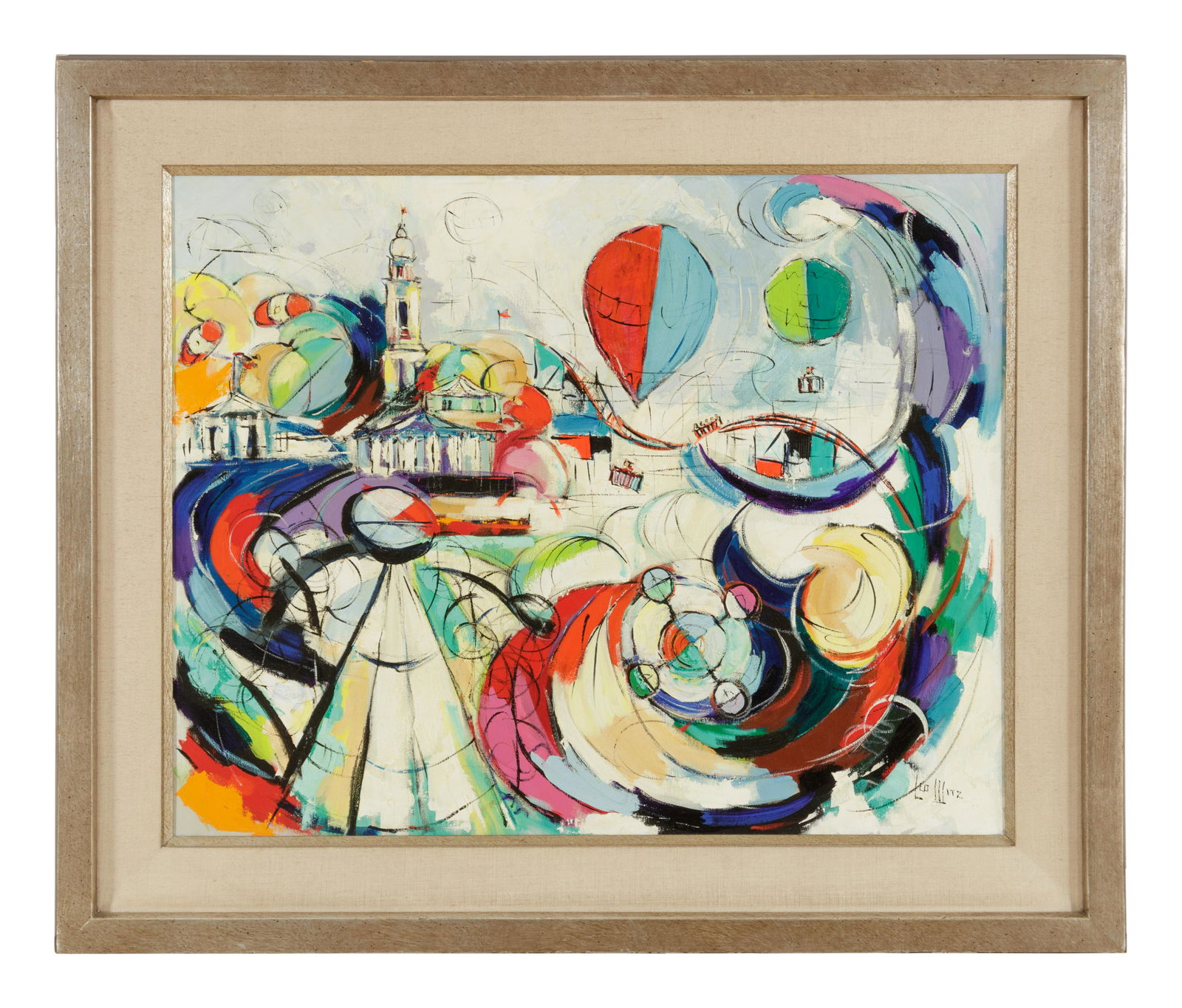 Leo Witz (American, 20th century) Untitled (Hot Air (1 of 2)