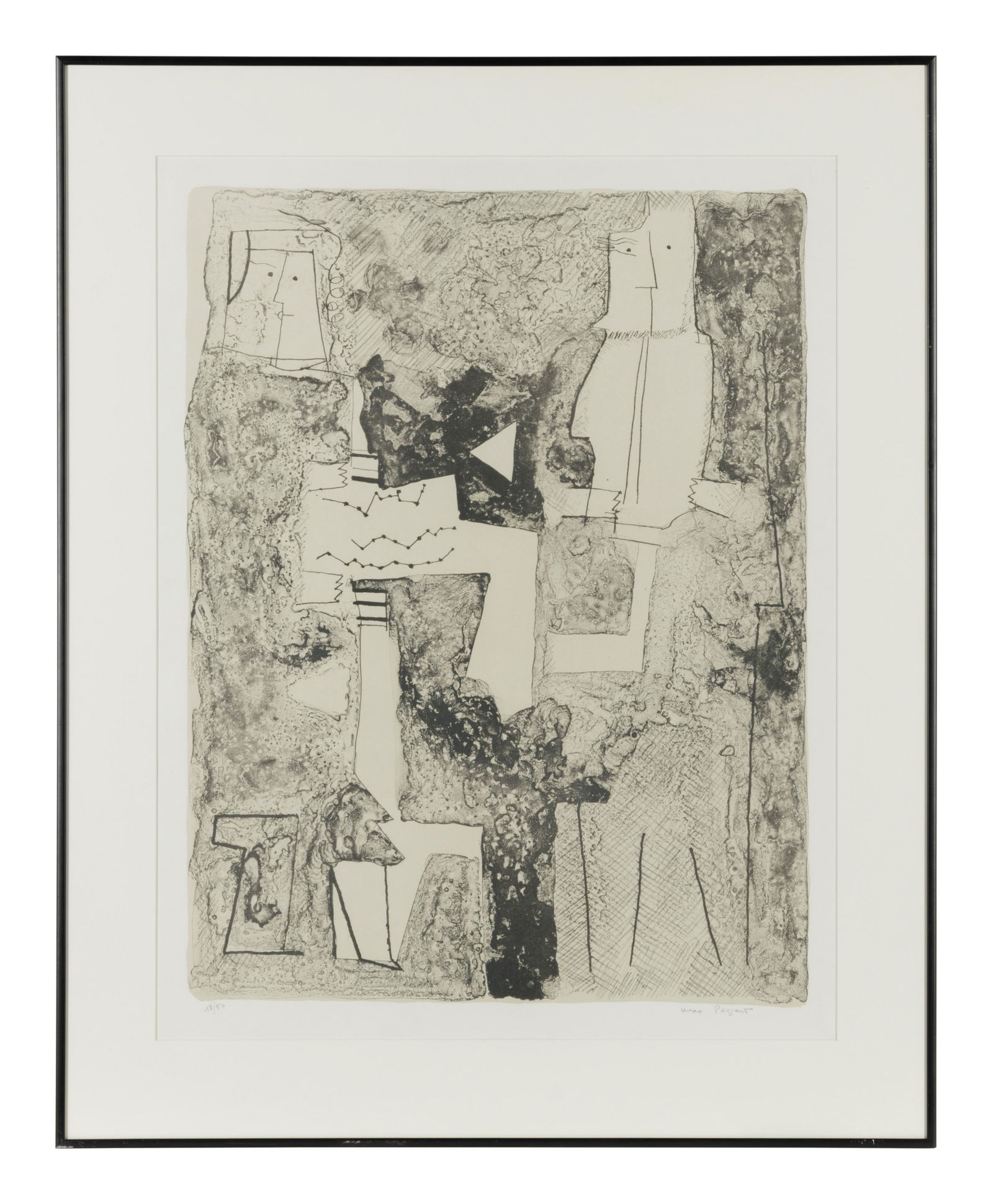 Max Papart (French, 1911-1994) Untitled (1 of 3)