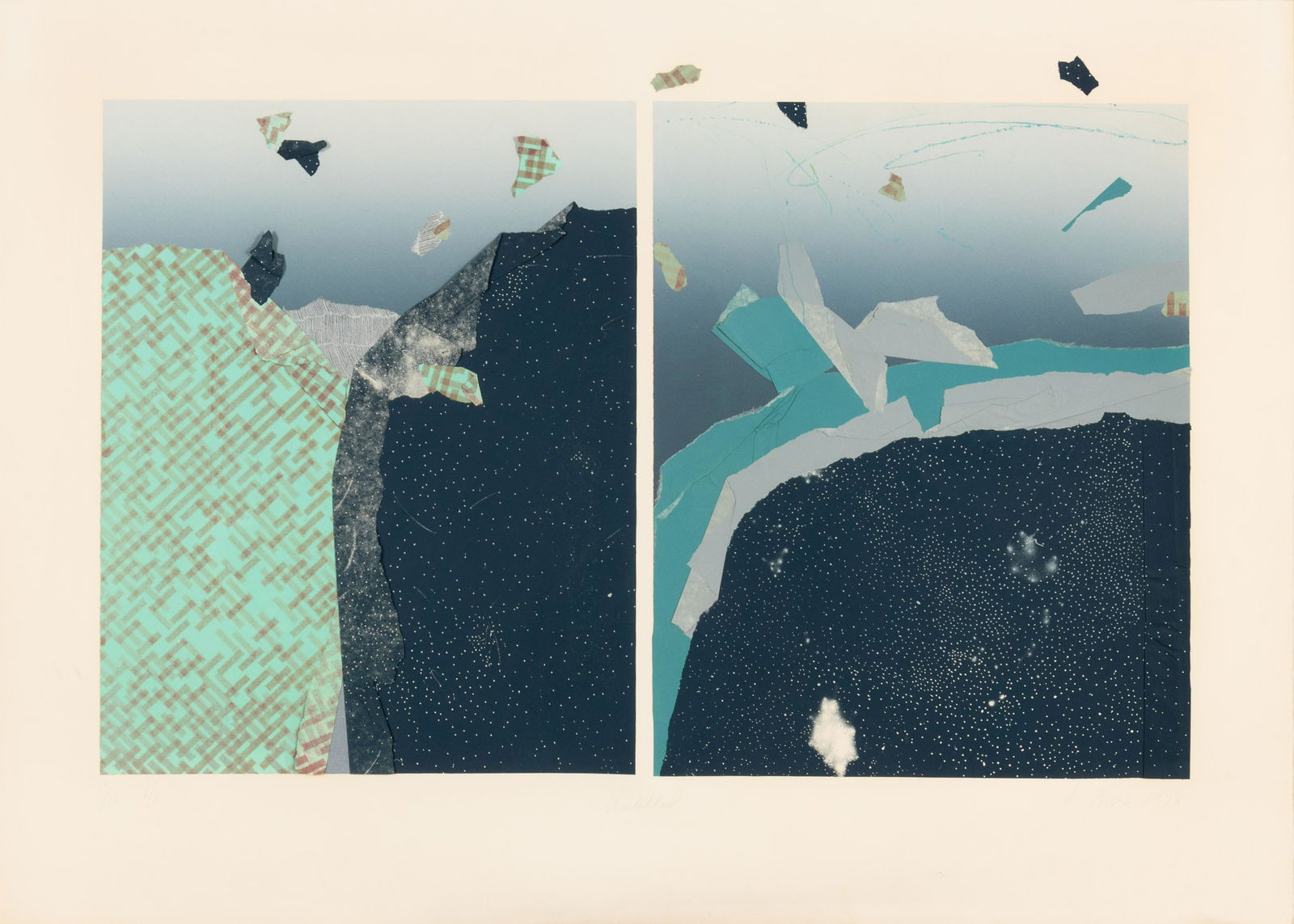 Kathleen Gura (American, 20th Century) Untitled, 1978 (1 of 2)