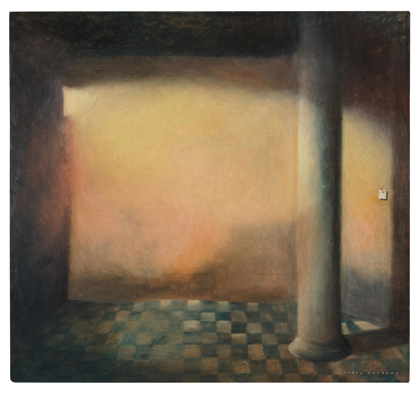 Carol Anthony  (American, b. 1943) Inner Room Columned (1 of 2)