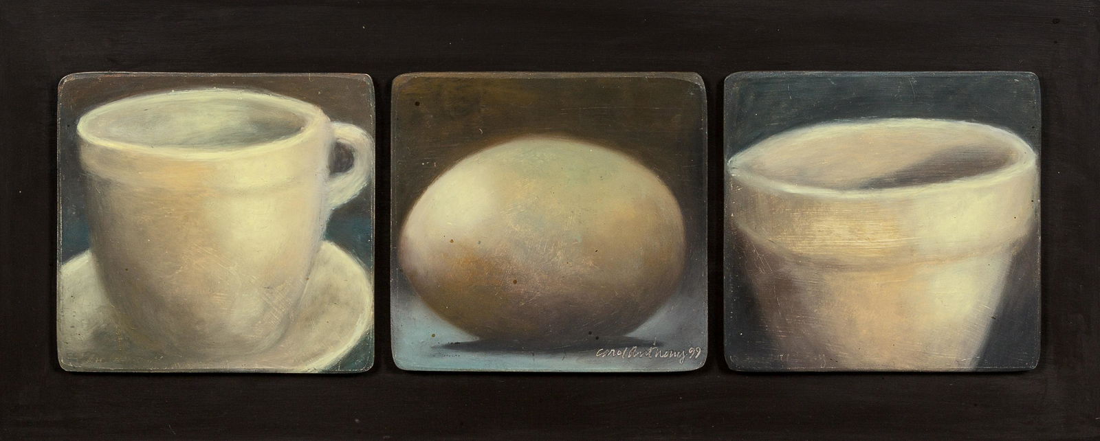 Carol Anthony  (American, b. 1943) Kitchen Triptych (1 of 2)