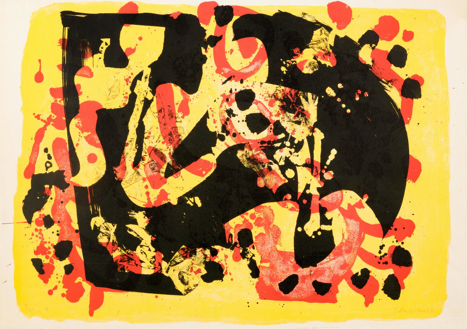 Alan Davie (Scottish, 1920-2014) Untitled (1 of 6)