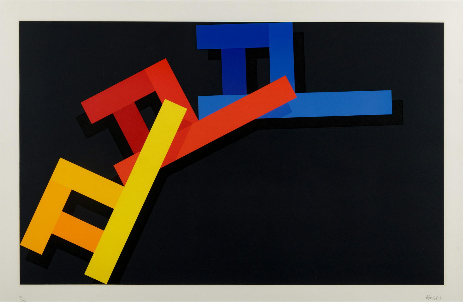 Per Arnoldi (American, b. 1946) Untitled (1 of 5)